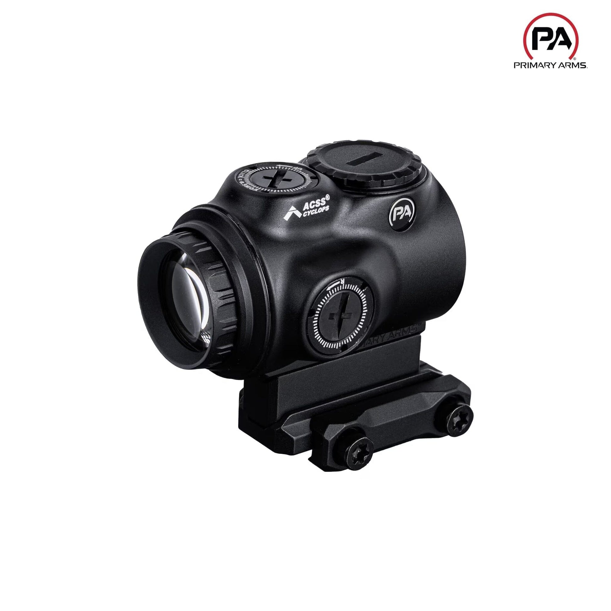 Primary Arms GLx 1x MicroPrism Scope - Green ACSS Cyclops Reticle - Black Prism Scope Primary Arms 