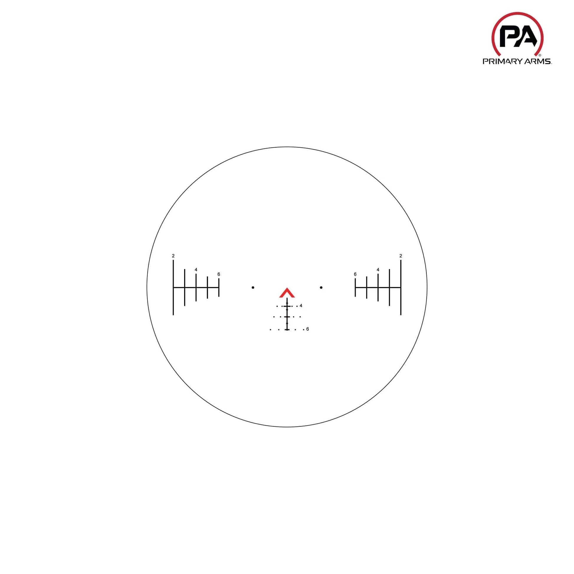 Primary Arms SLx 1–6×24 SFP Riflescope Gen IV - ACSS Aurora 7.62×39/.300 BLK Yard Reticle Rifle Scope Primary Arms 