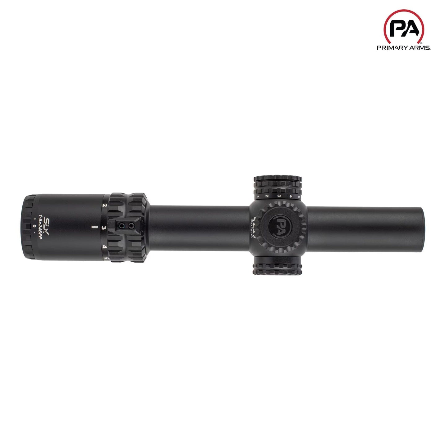 Primary Arms SLx 1–6×24 SFP Riflescope Gen IV - ACSS Aurora 7.62×39/.300 BLK Yard Reticle Rifle Scope Primary Arms 