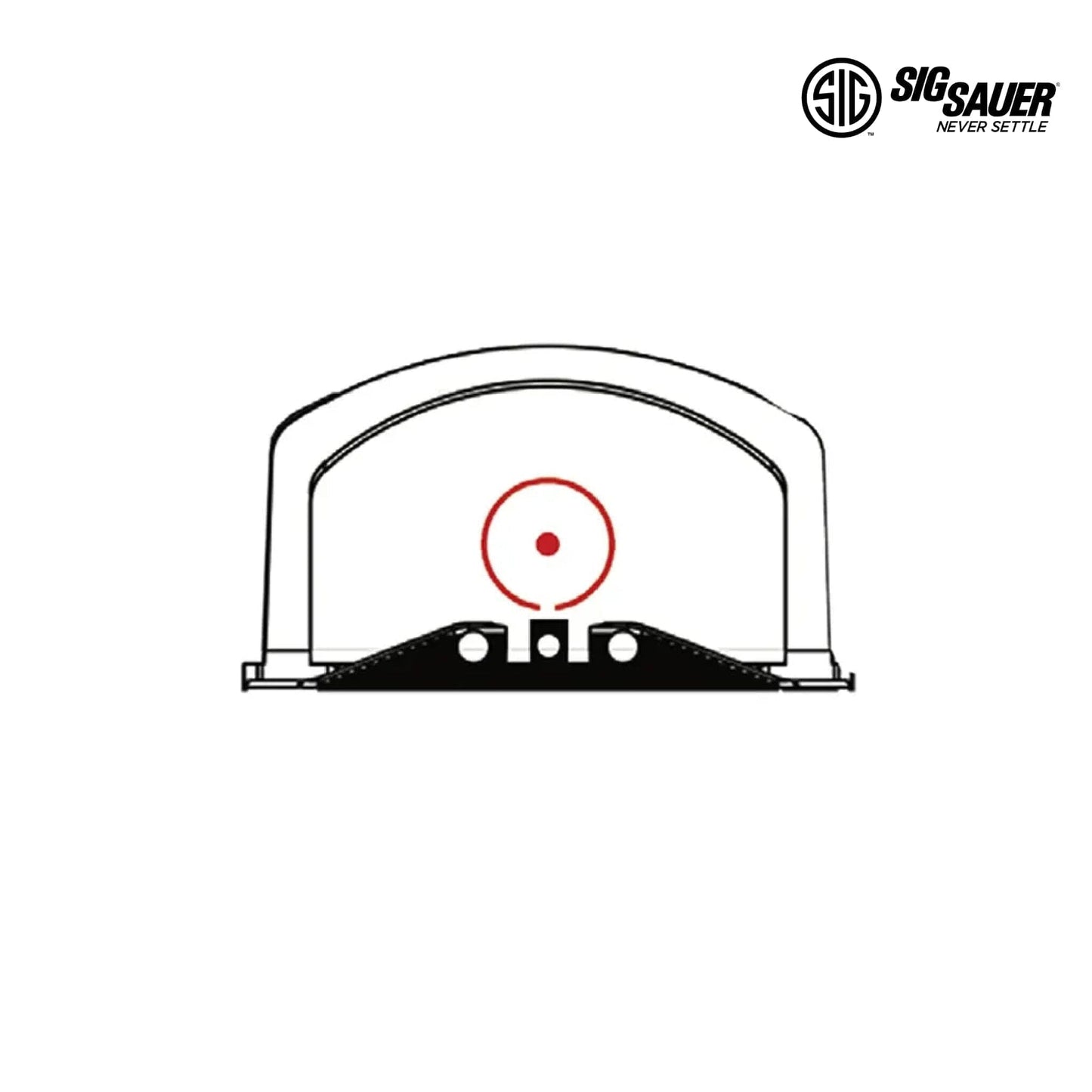 SIG Sauer ROMEO2 Reflex Red Dot Sight - Circle Dot - SOR21000 Red Dot Sight SIG Sauer 
