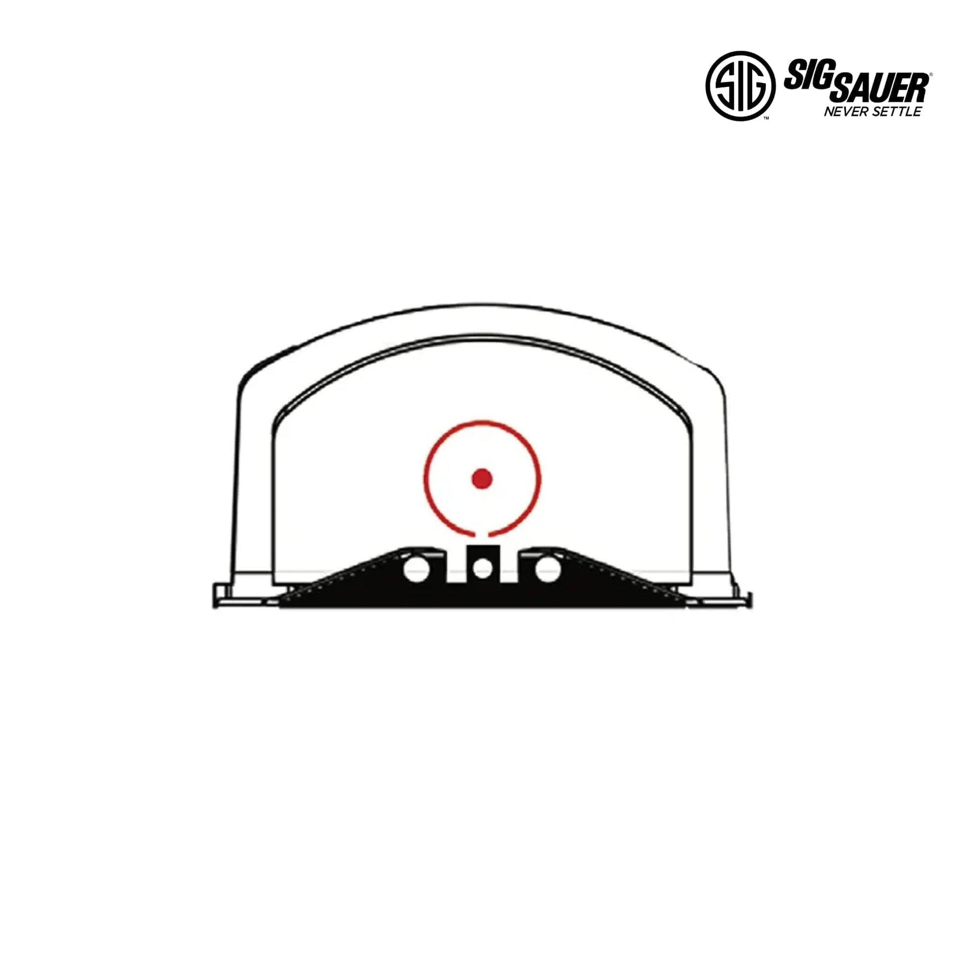 SIG Sauer ROMEO2 Reflex Red Dot Sight - Circle Dot - SOR21000 Red Dot Sight SIG Sauer 