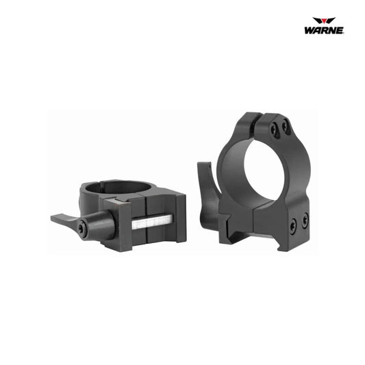 Warne Maxima Quick-Detach Scope Rings - 1″ Tube - Medium Height Rifle Scope Rings Warne 